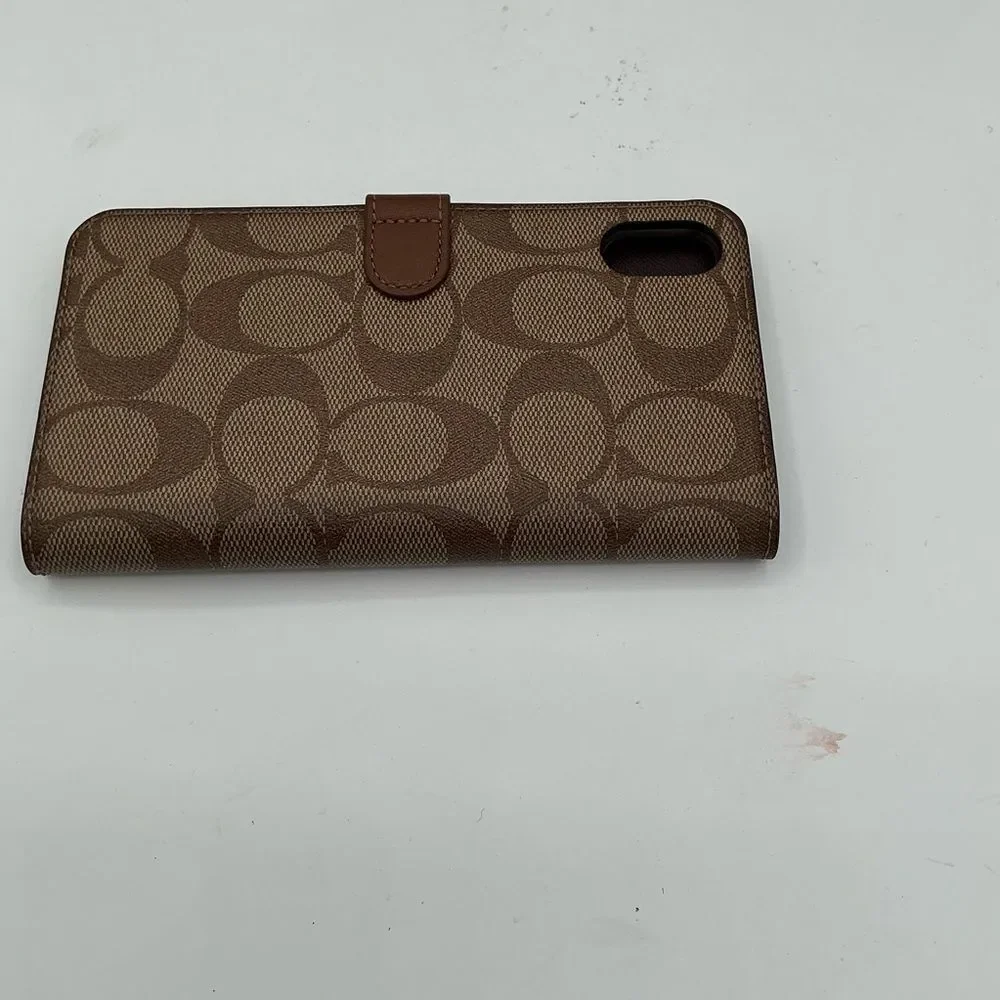 Coach iPhone XR Brown Designer Phone Case